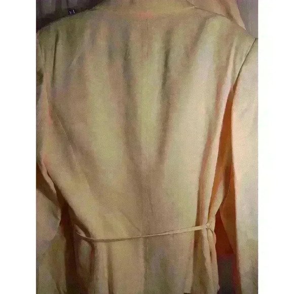 john meyer womens suits Lemon Yellow NWT Size 16 Skirt And Jacket Set Floral Inl - Picture 7 of 11